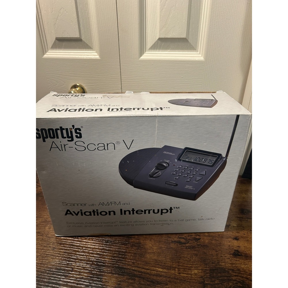 Sporty's Air-Scan V Aviation Radio Scanner AM/FM VHF SP-127V